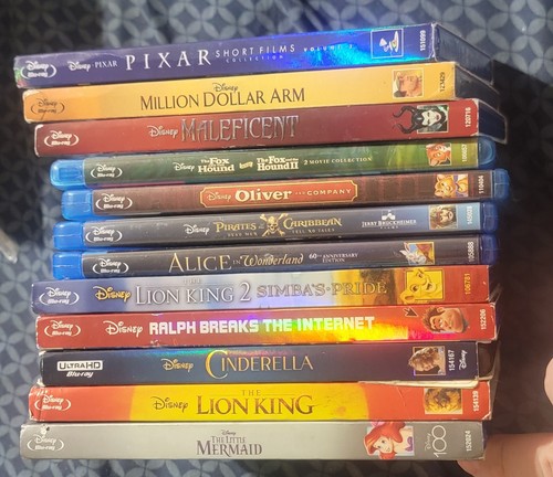 Disney bluray lot - disney, sealed)